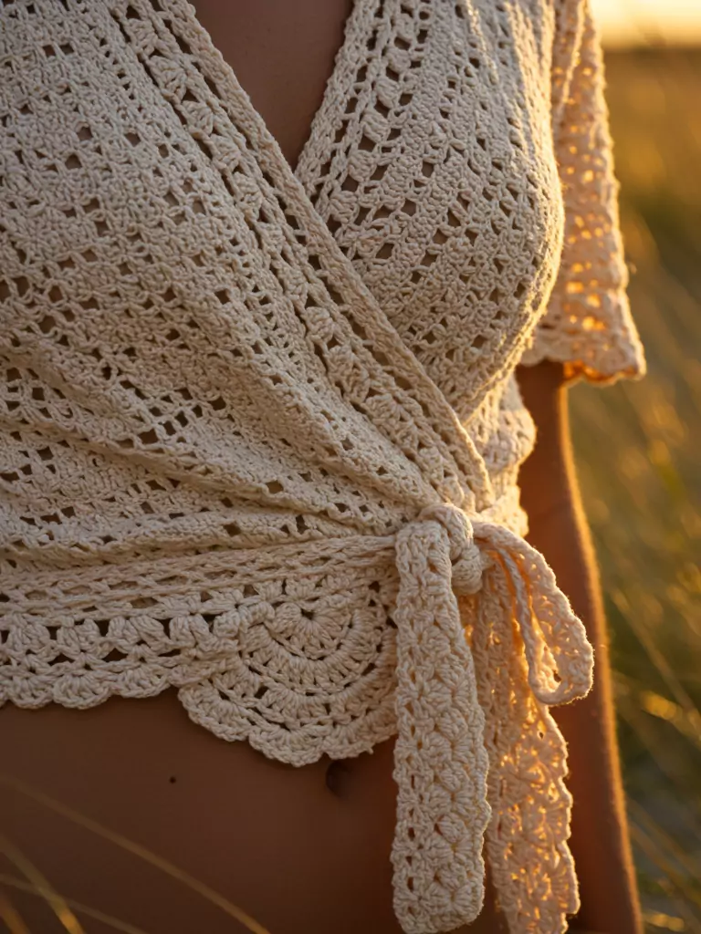  Crochet Wrap Top