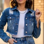 14 Cropped Denim Jacket Trend You’ll See Everywhere