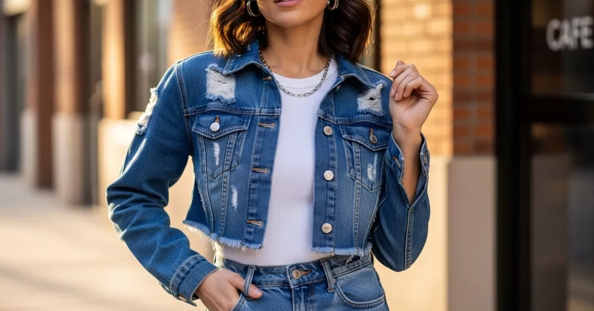 14 Cropped Denim Jacket Trend You’ll See Everywhere