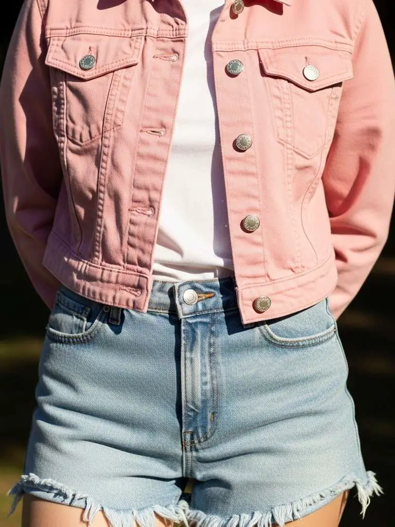 Cropped Denim in Pastel Shades