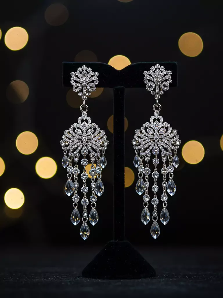 Crystal Chandelier Earrings