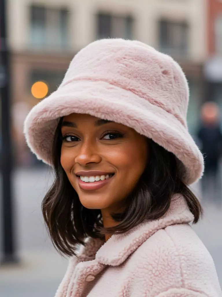 Faux Fur Bucket Hat