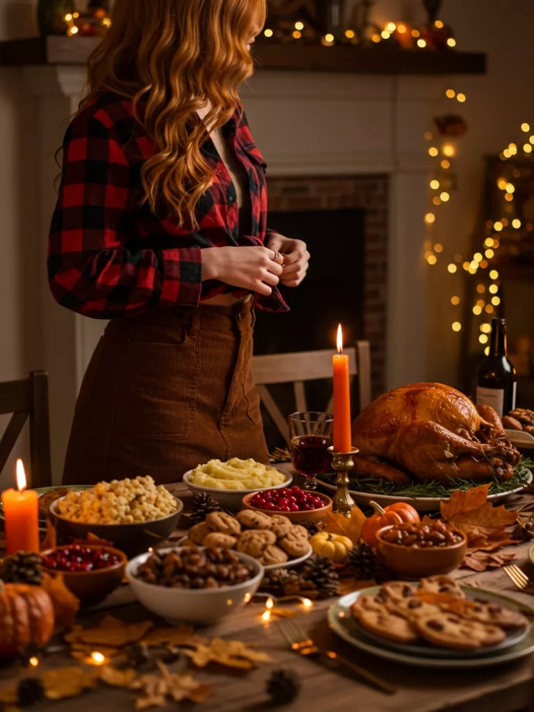 Flannel Shirt + Skirt Combo