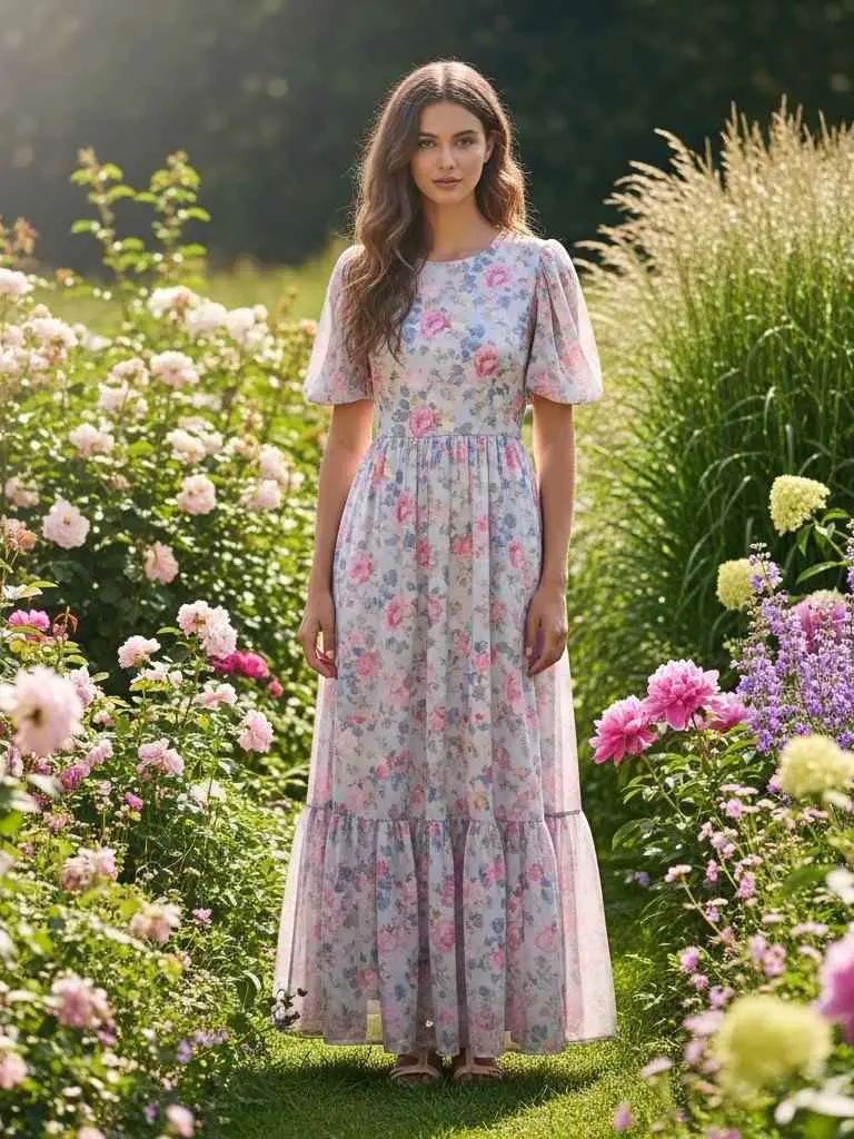 Flowy Floral Dress