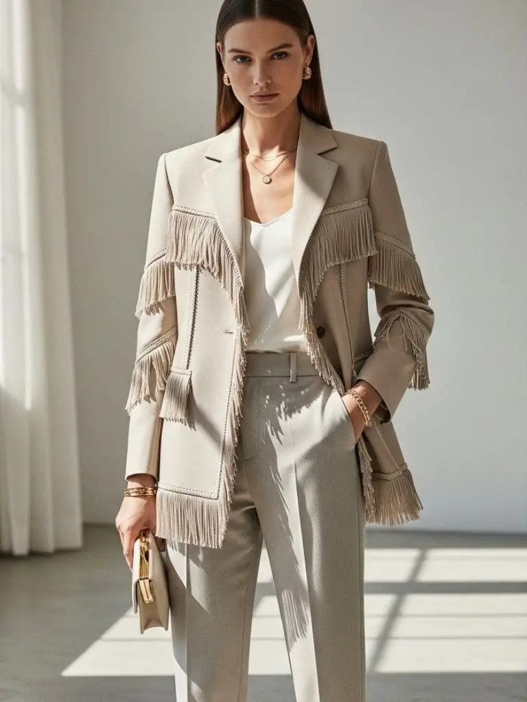Fringe Blazer