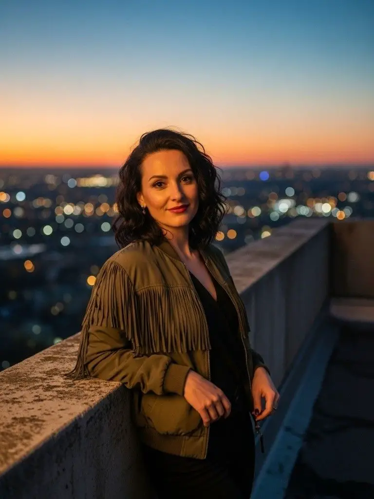 Fringe Bomber Jacket