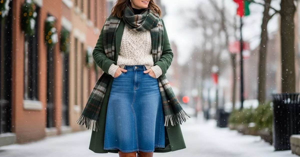 How to Wear a Denim Skirt in Winter (2025 Guide)