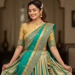 How to Wear a Saree Like a Lehenga