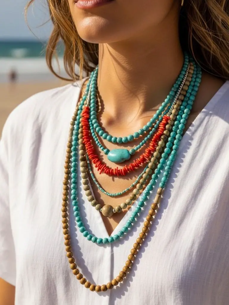 Layered Beaded Necklaces