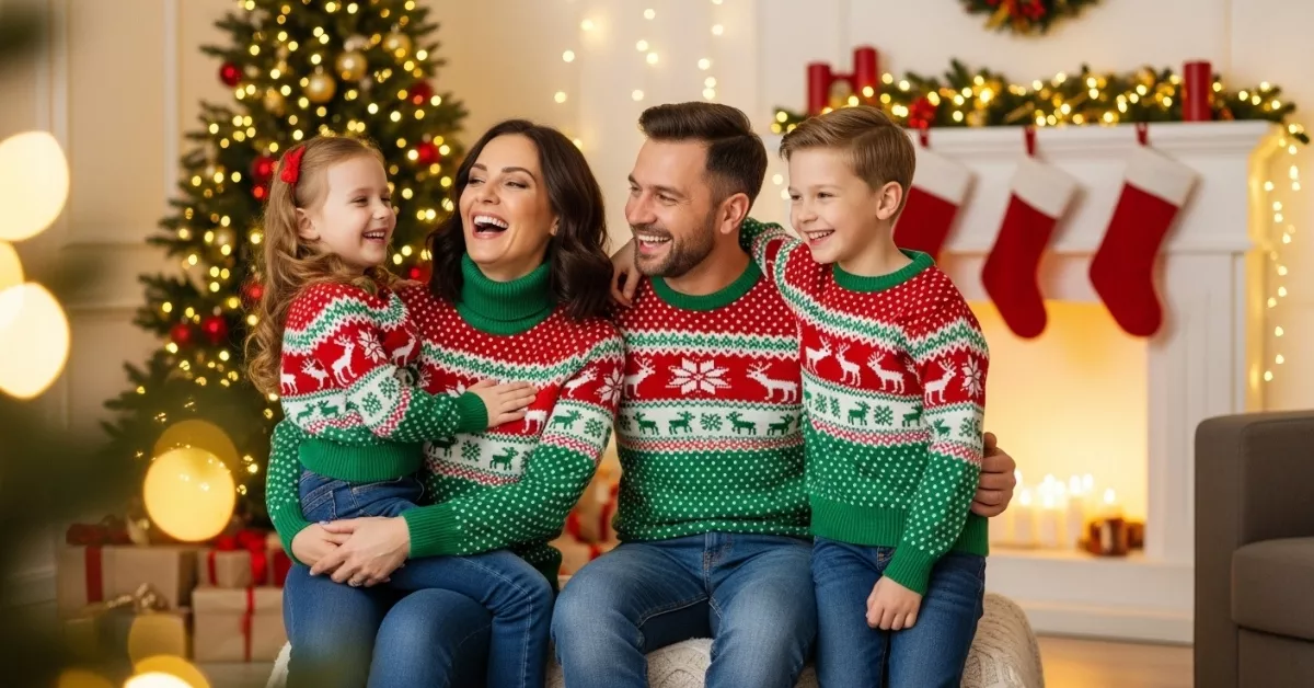 10 Matching Family Christmas Outfit Ideas That Scream Holiday Cheer