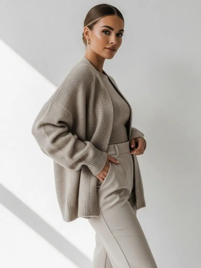 Monochrome Cardigan Outfit