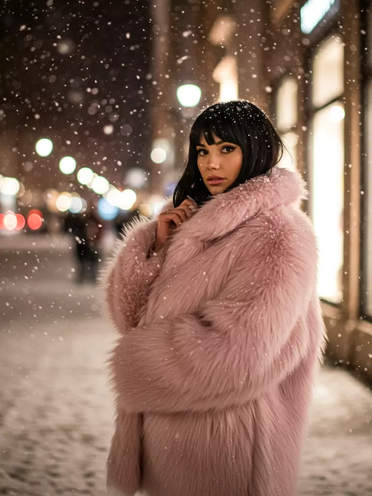 Oversized Faux Fur Coat