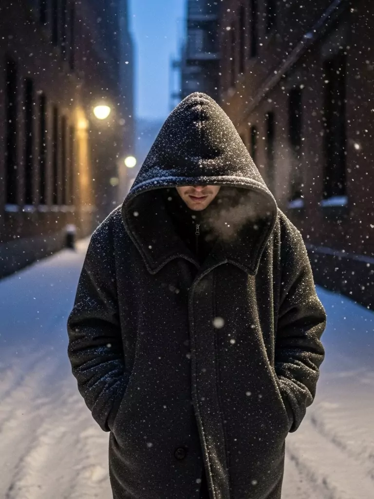 Oversized Hooded Coat