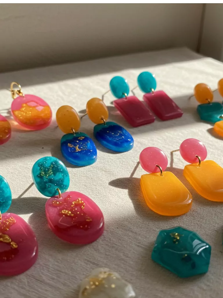 Oversized Resin Earrings
