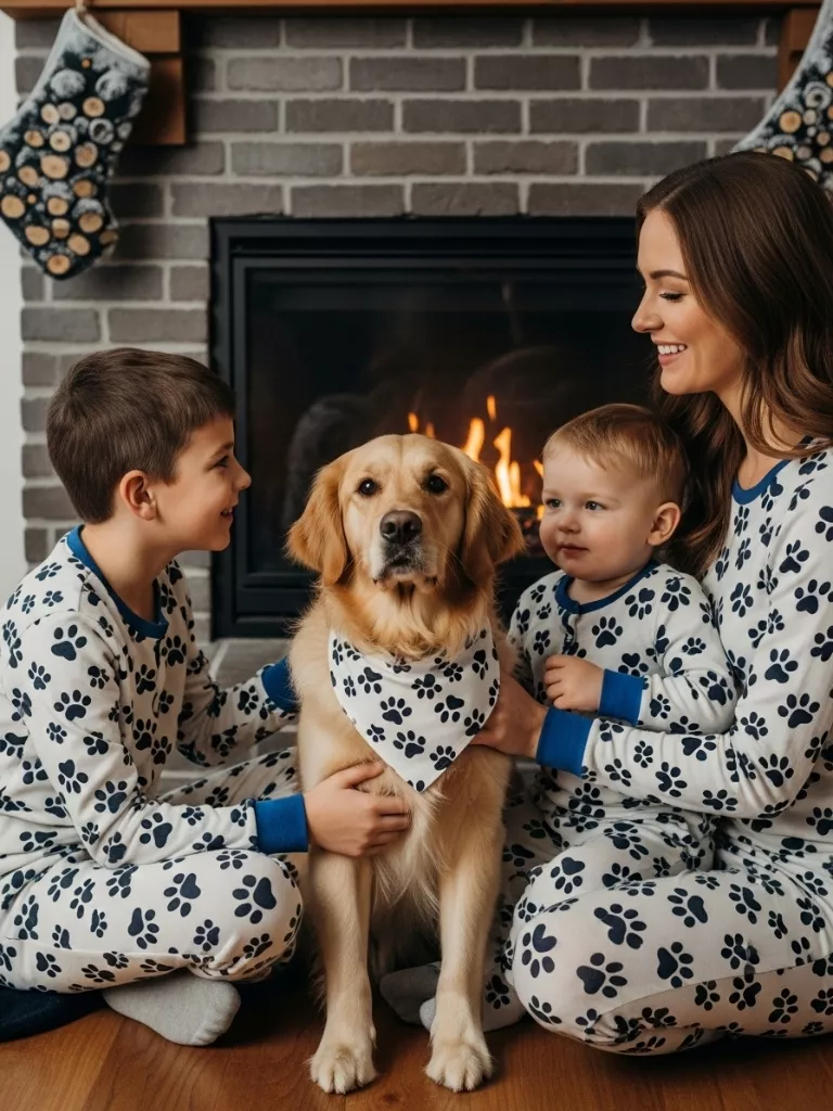 Pajamas with Pet Prints