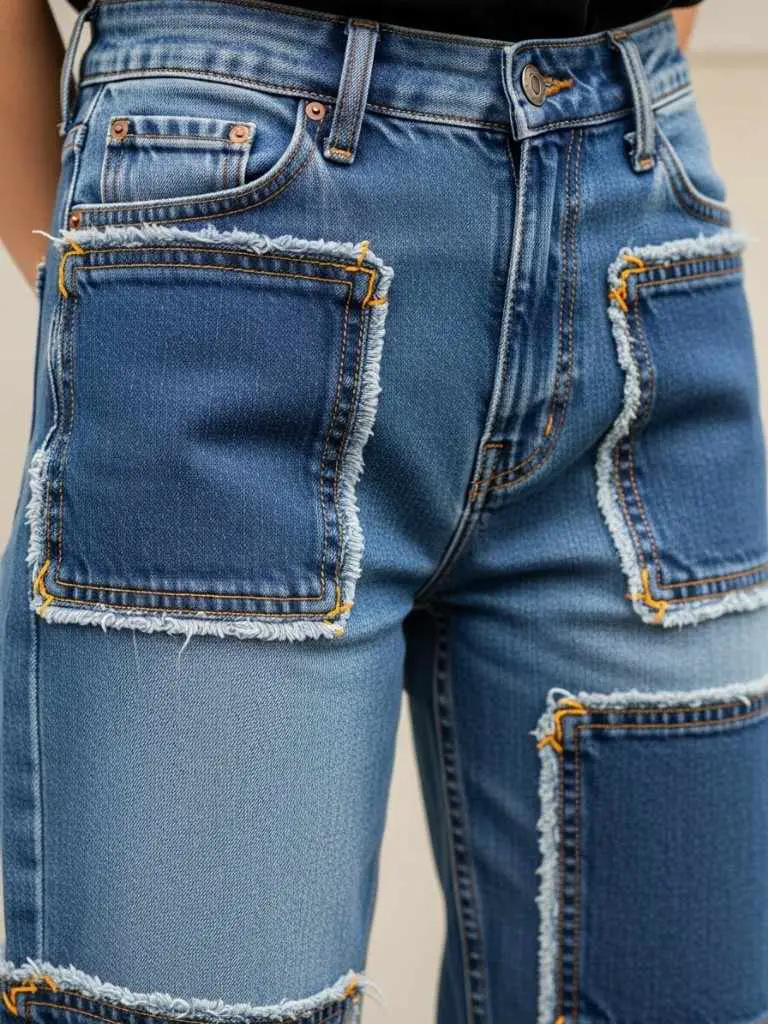 Patch Pocket Jeans