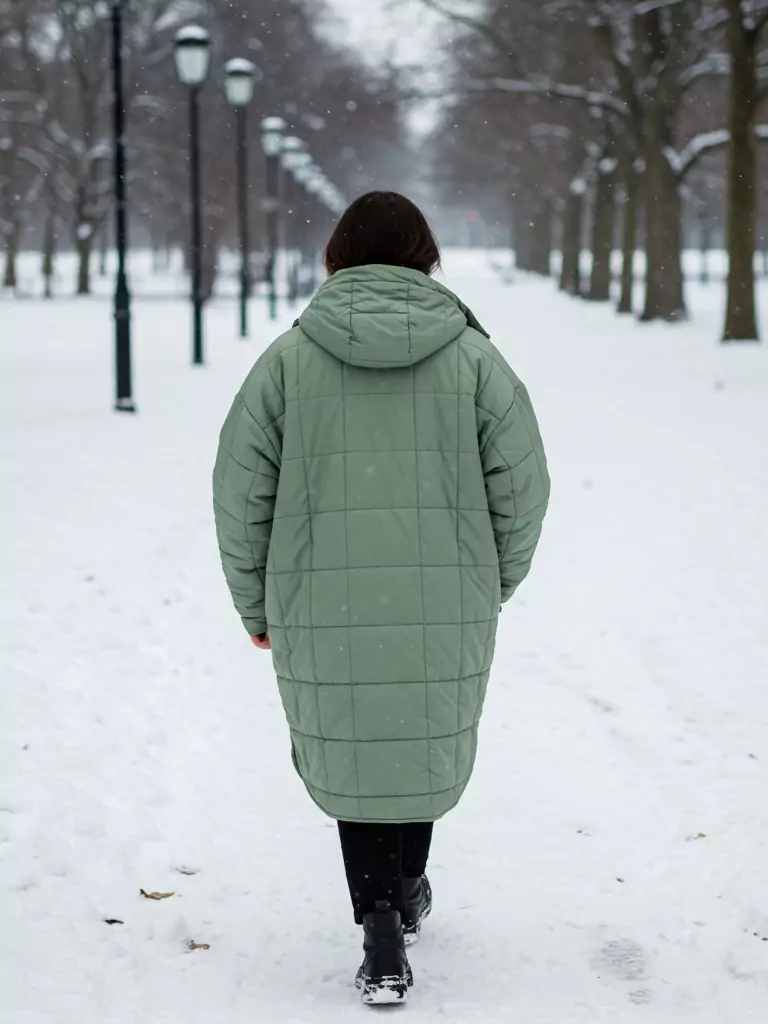 Quilted Oversized Coat