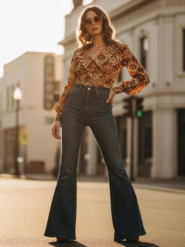 Retro 70s Bell-Bottoms