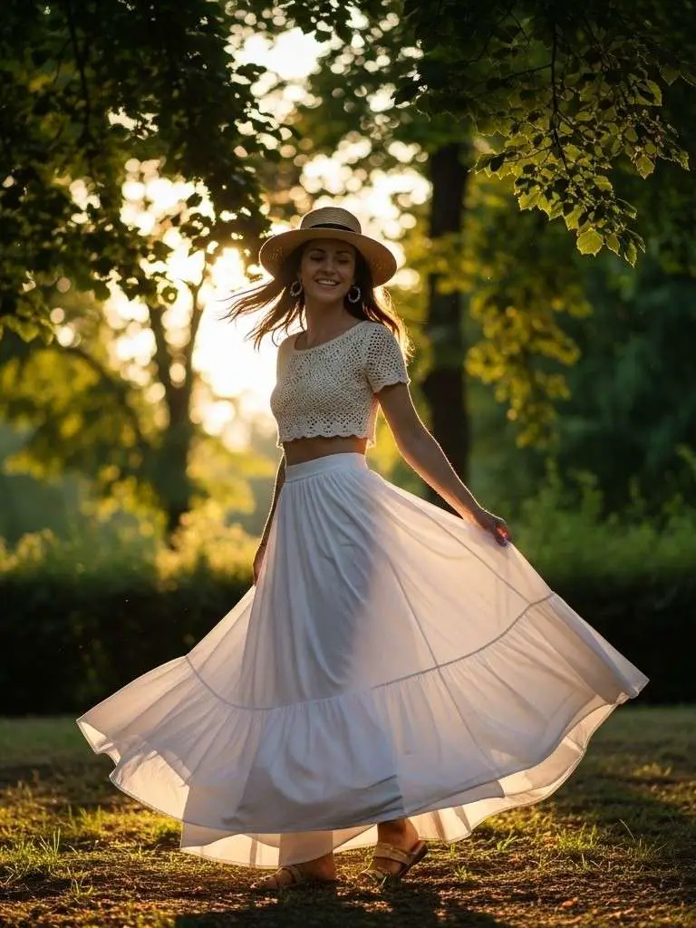 The Classic White Maxi