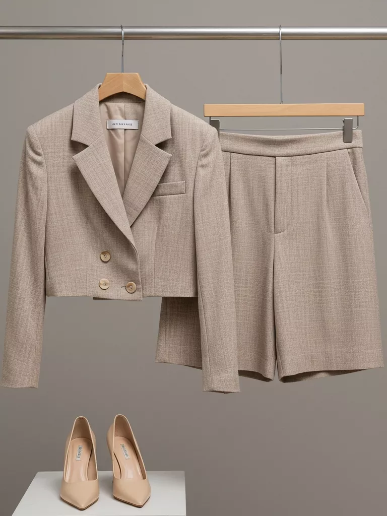 The Cropped Blazer Set