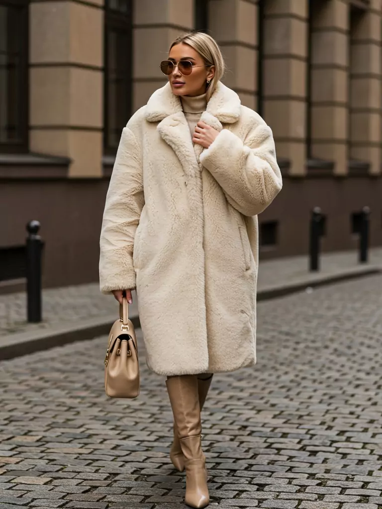 The Oversized Faux Fur Coat