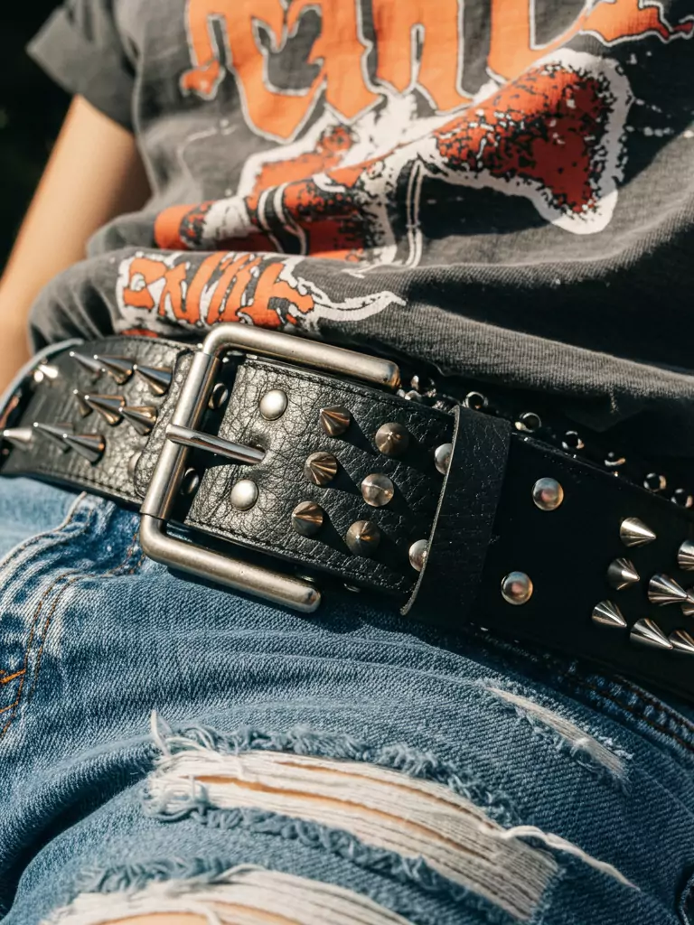 The Studded Rocker Belt