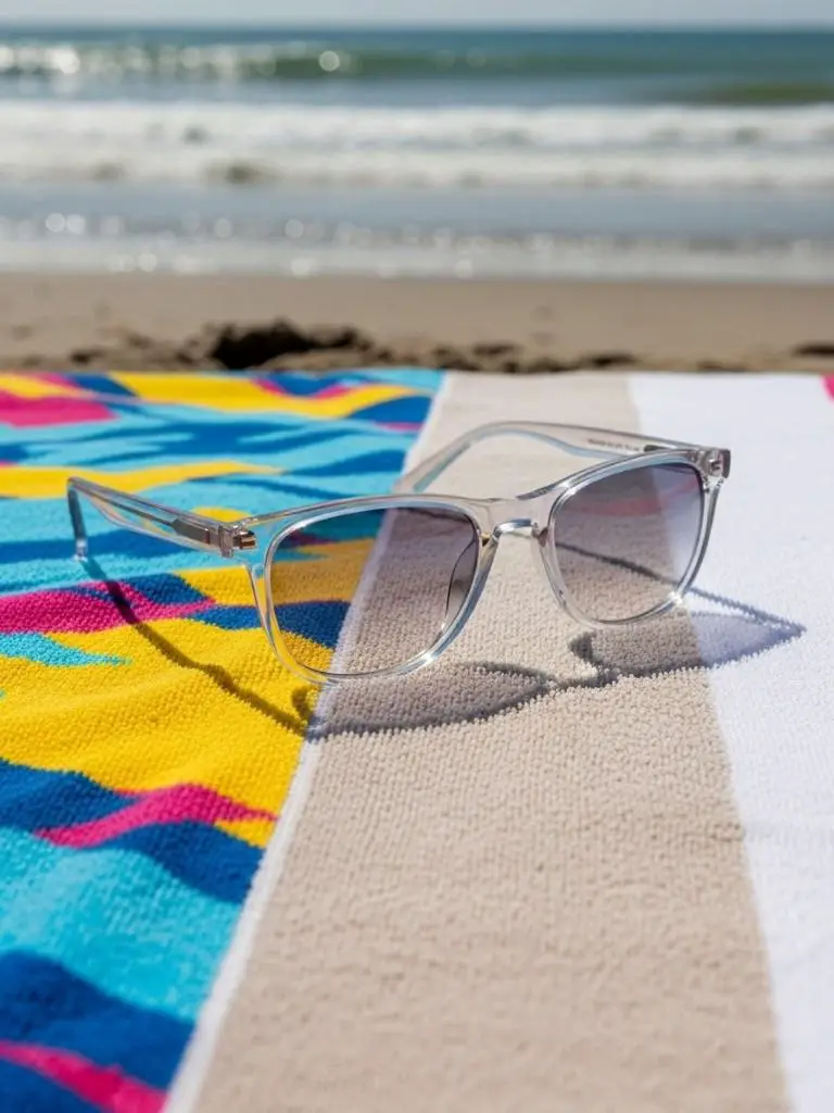 Transparent Frame Sunglasses