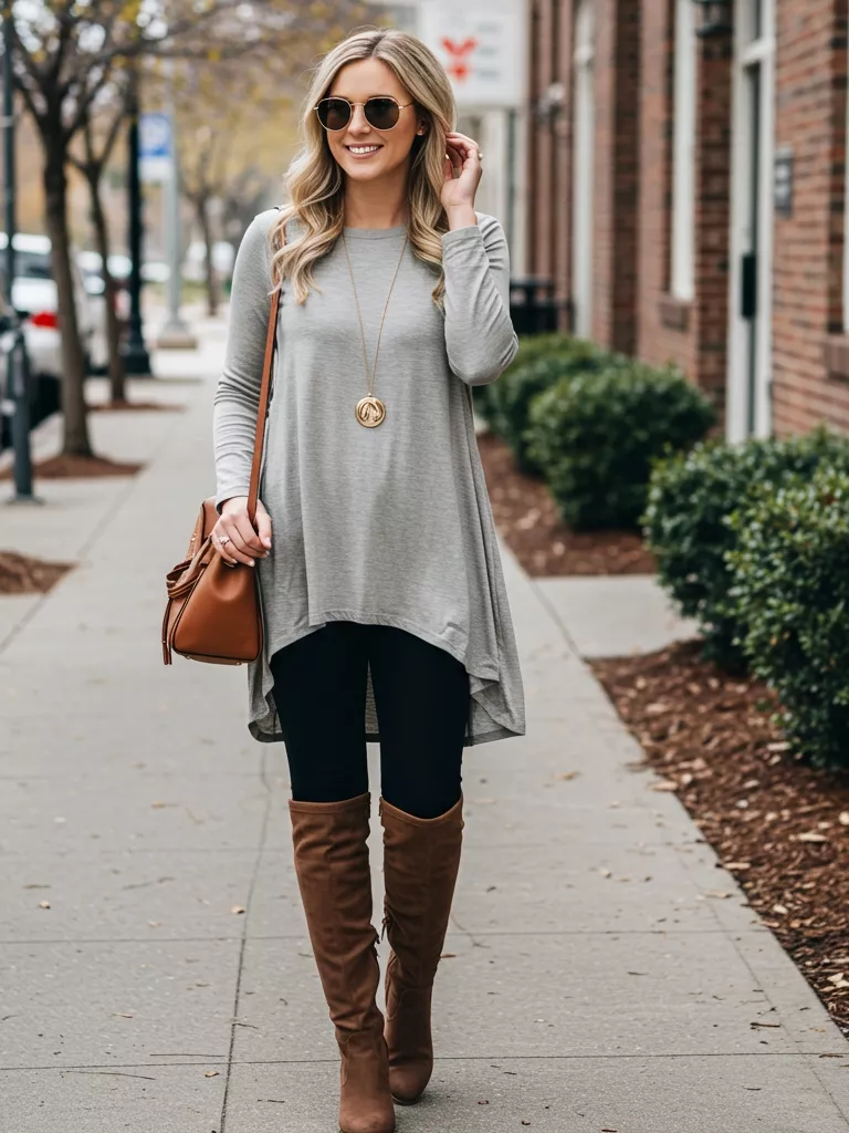 Tunic + Leggings (Eat-Friendly Combo)