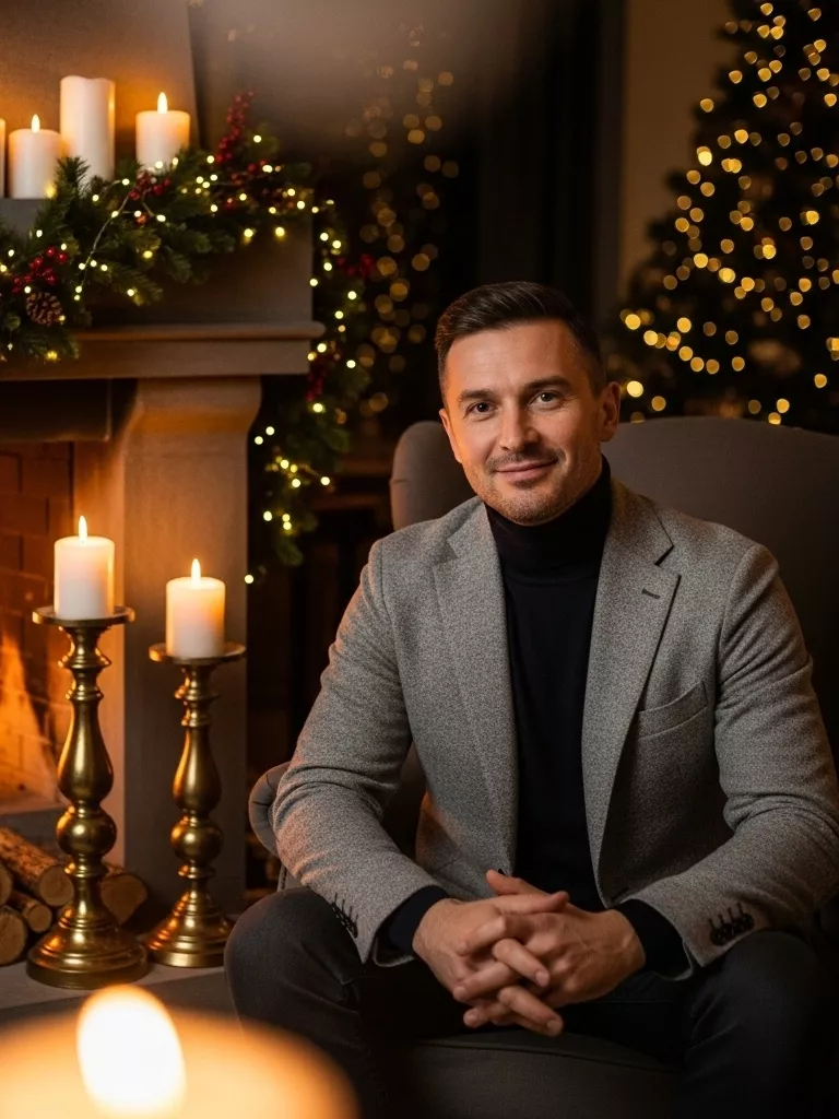 Wool Blazer and Turtleneck