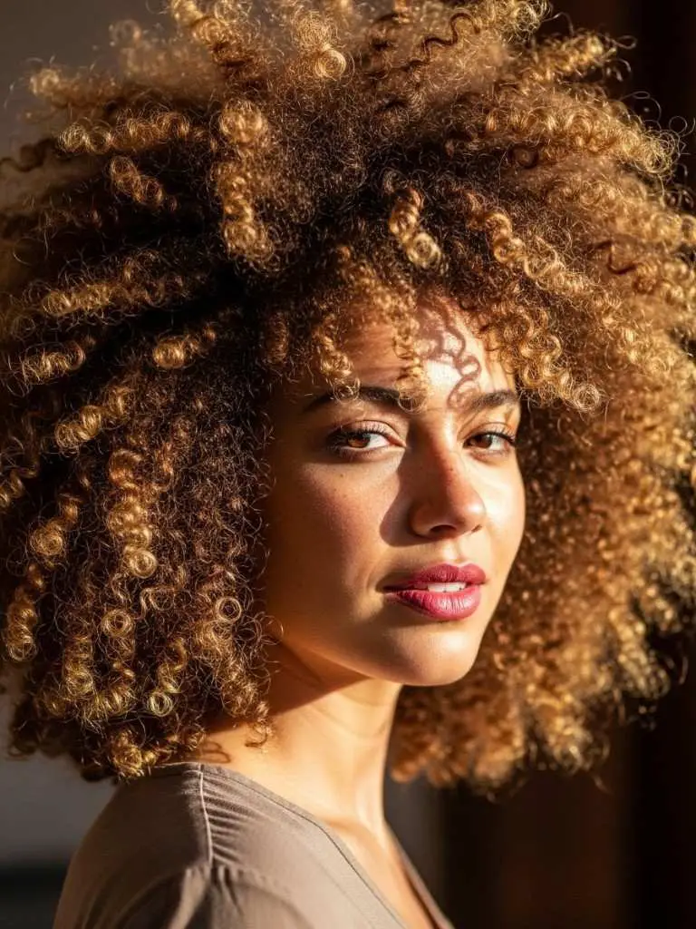 Big Curly Fluffed-Out Shape