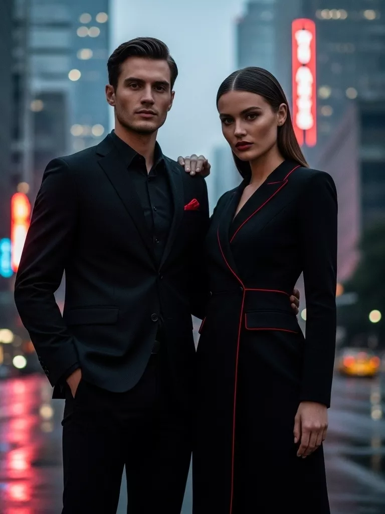Black and Red Street Style