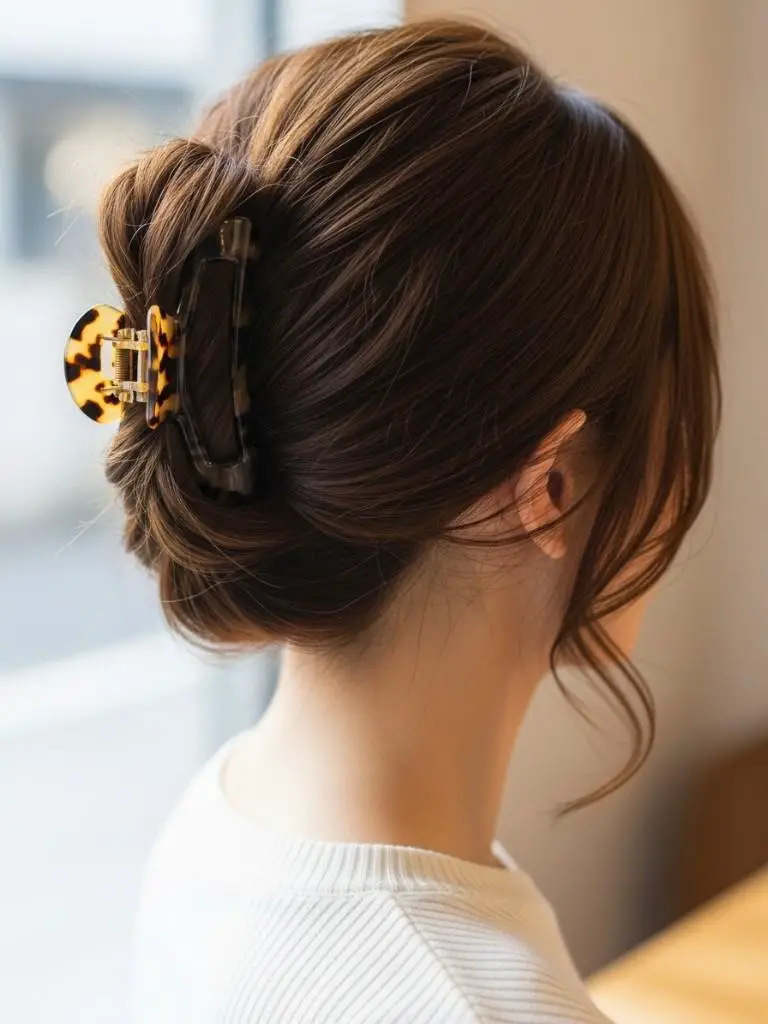 Messy Claw Clip Twist