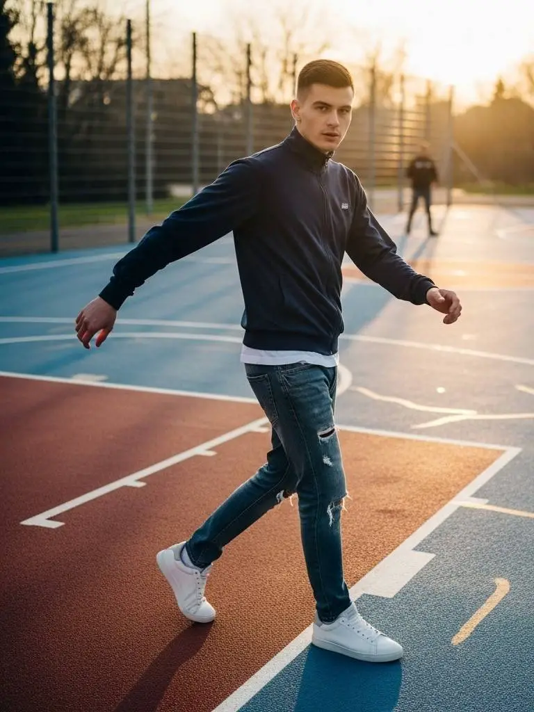 Mix Athletic with Casual