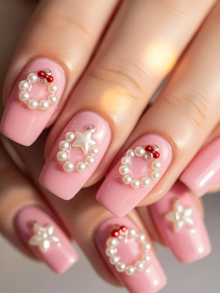  Pink Bauble Pearls