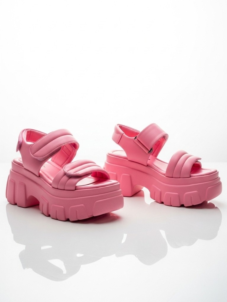 Pink Platform Sandals