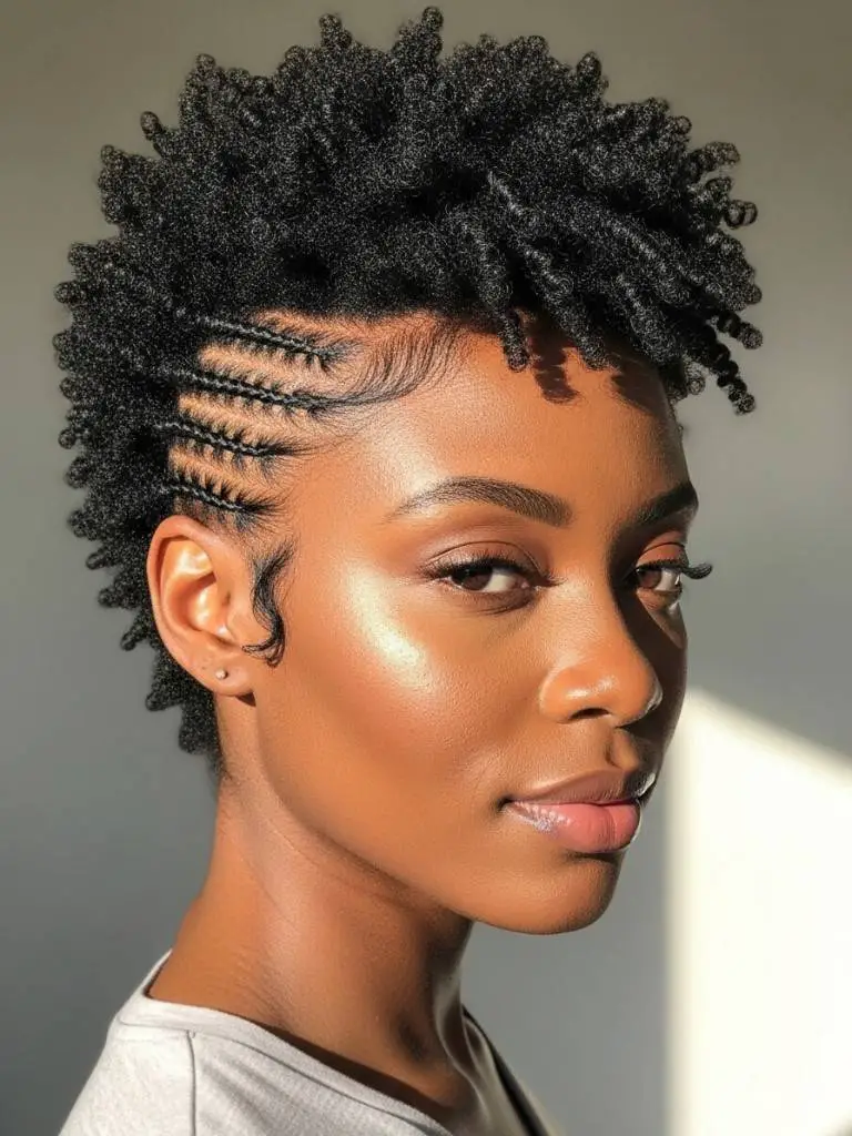 Short Afro Shape