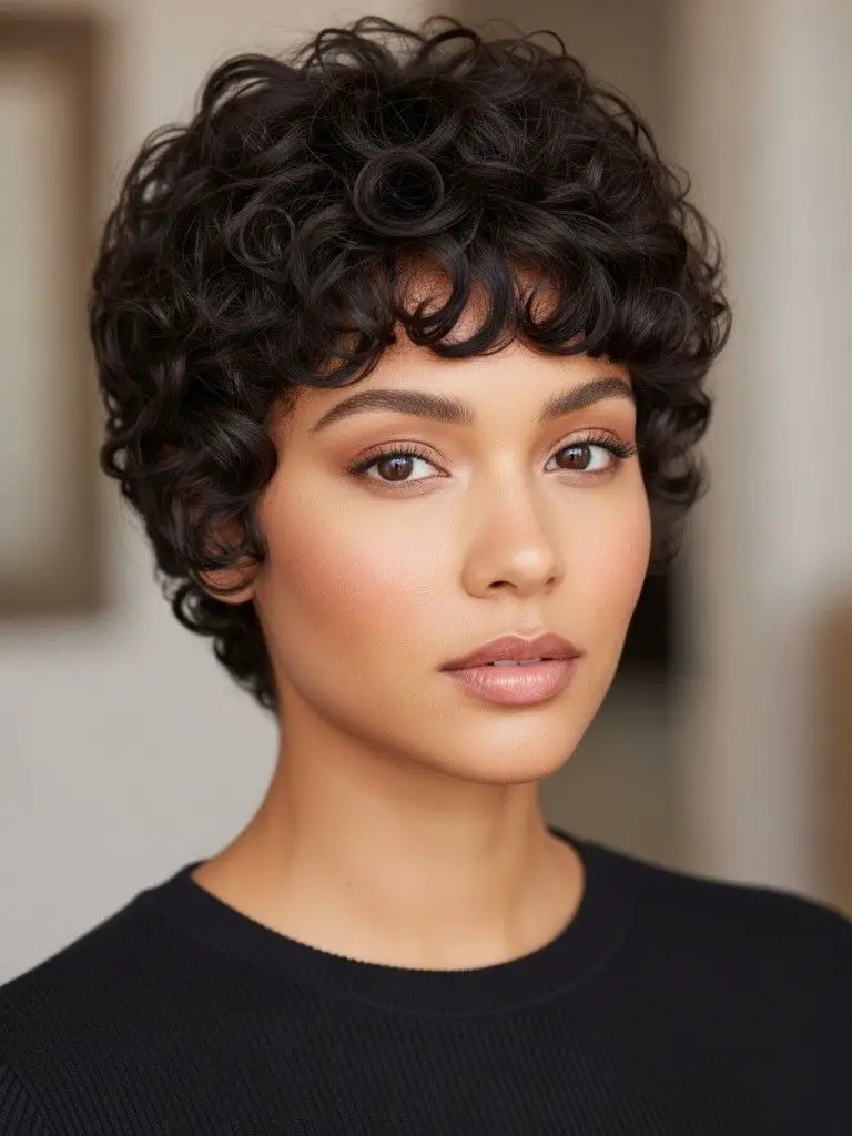 Short Curly Taper Fluff