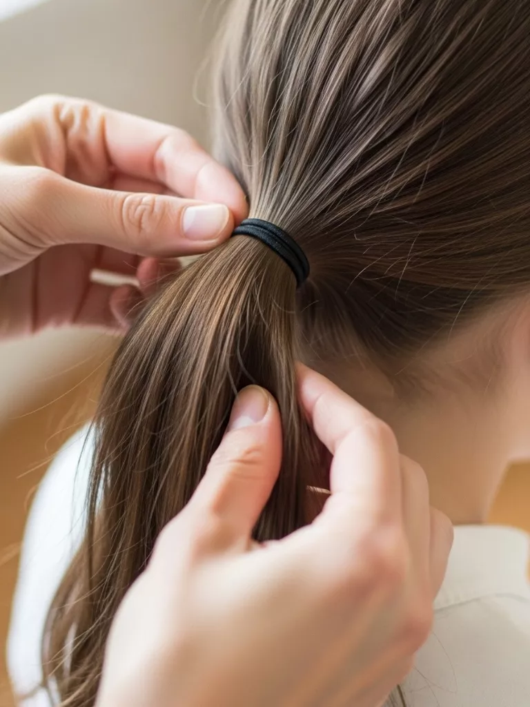 Soft Low Ponytail