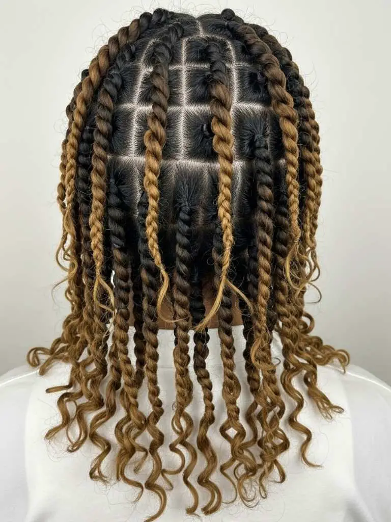 Two-Strand Twists → Twist-Out