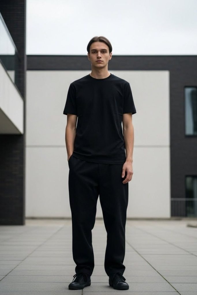 All-Black Casual Look