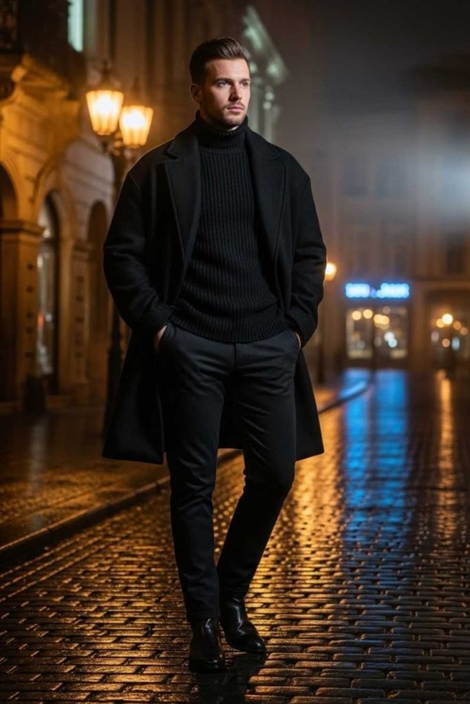 All-Black Winter Outfit