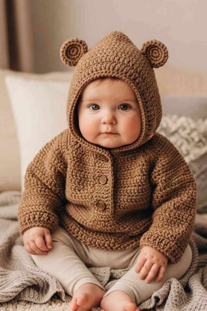 Baby Bear Ear Sweater
