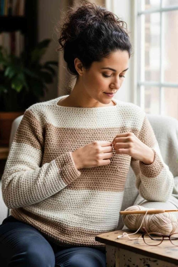 Beginner Level Two-Panel Sweater