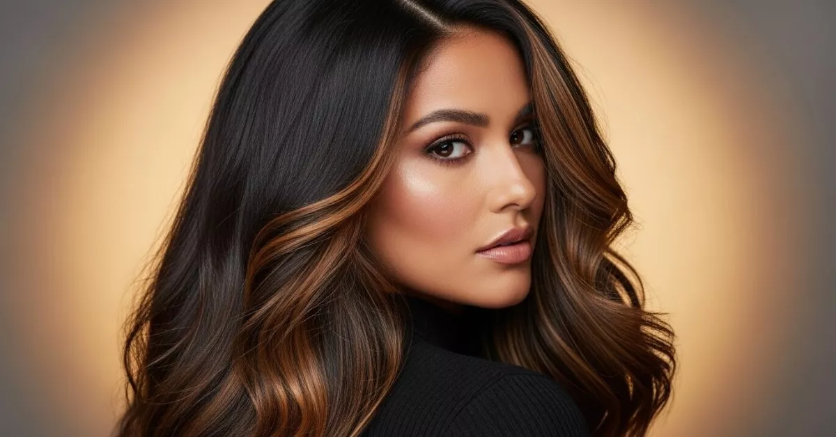 15 Stunning Black Hair With Brown Highlights Looks You’ll Want to Try