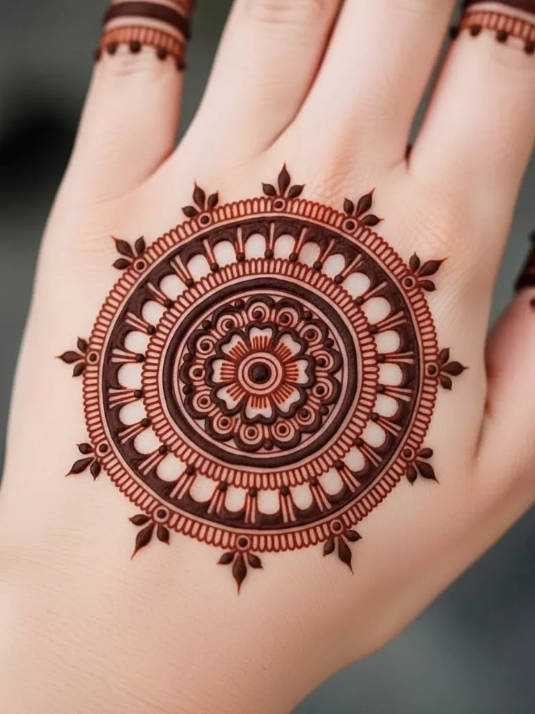Bold Mandala Circle