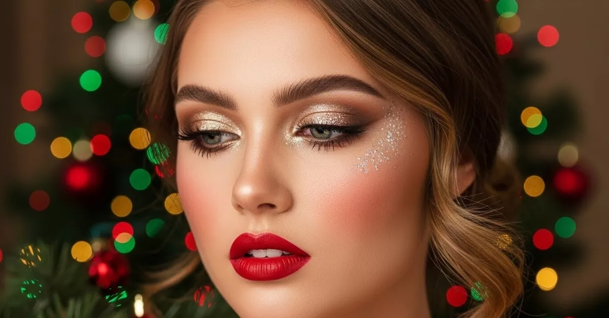 10 Christmas Makeup Ideas for a Festive, Glowing Holiday Look