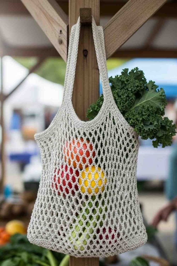 Classic Mesh Market Tote