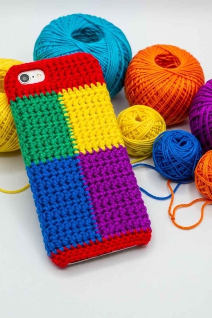 Color-Blocked Rectangular Case