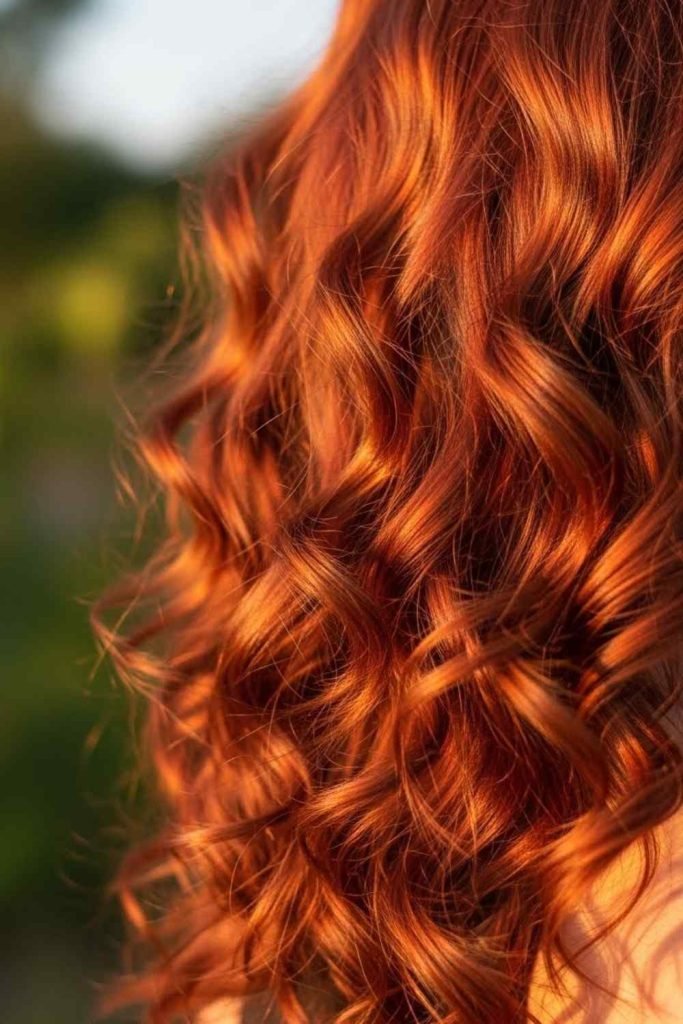 Copper Curls for Warm Glow