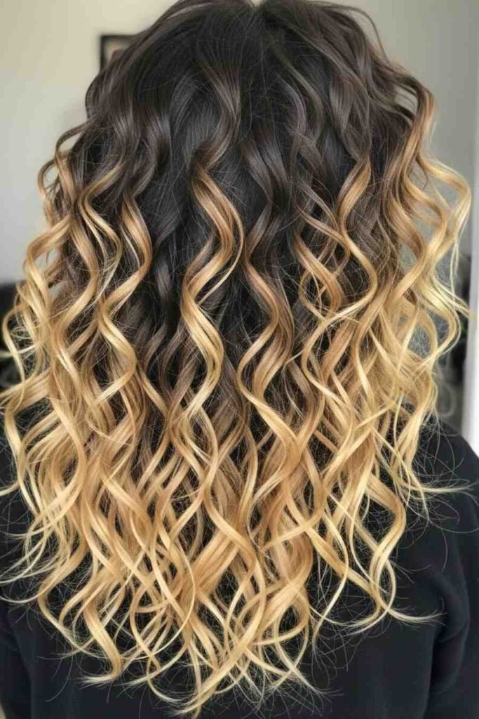  Dark Roots with Lighter Ends